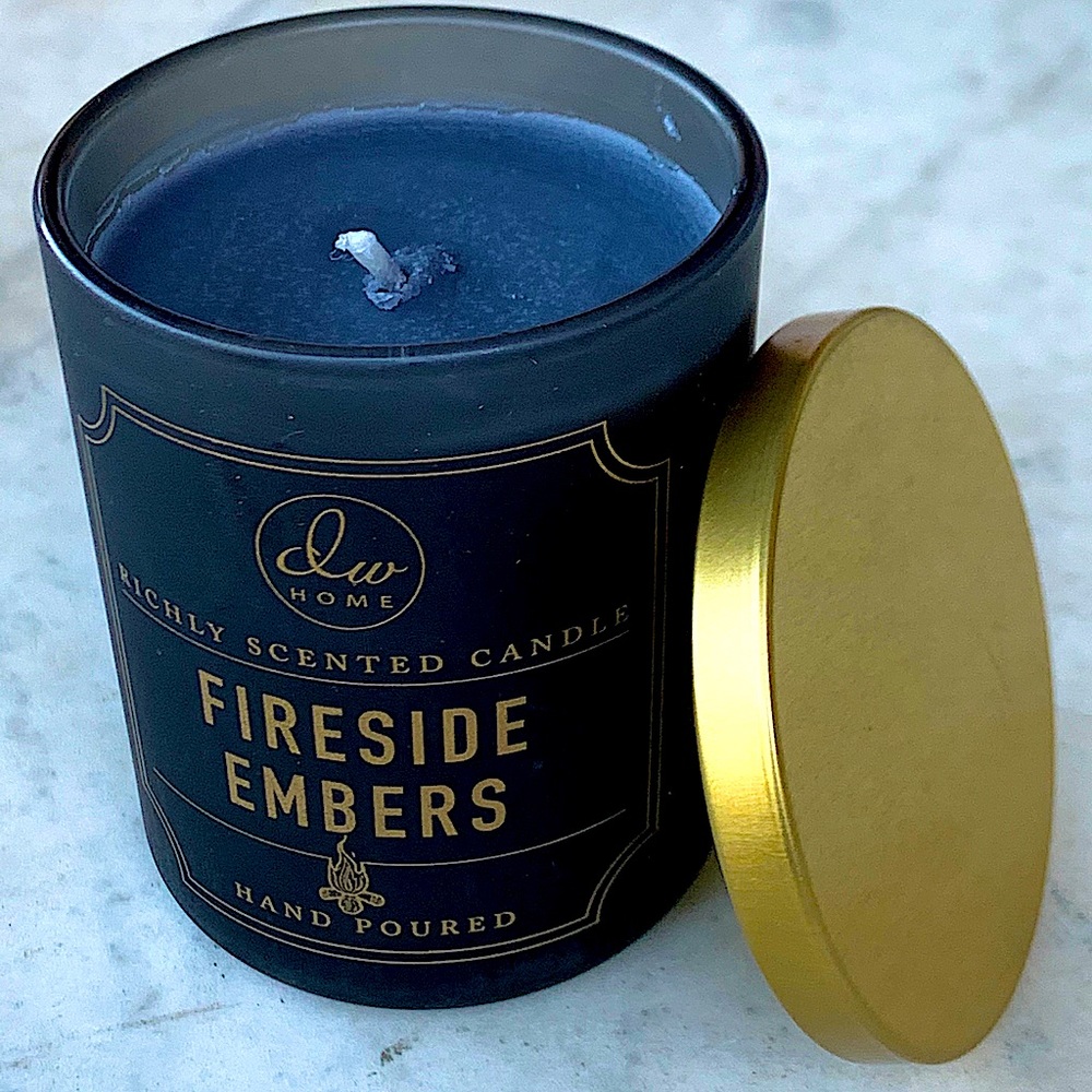 DW HOME CANDLE FIRESIDE EMBERS RICHLY SCENTED NEW MINI
